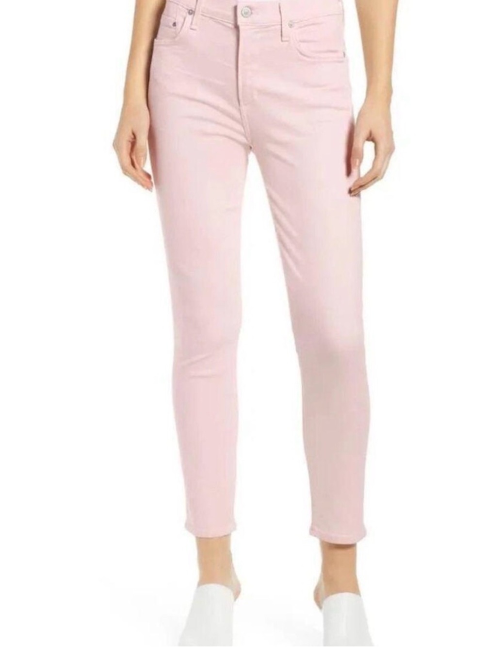 Citizens of Humanity Pink Rocket High Rise Crop Jeans | 27
